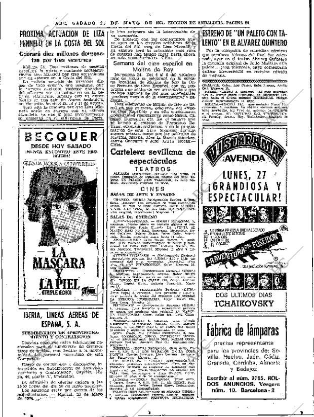 ABC SEVILLA 25-05-1974 página 89