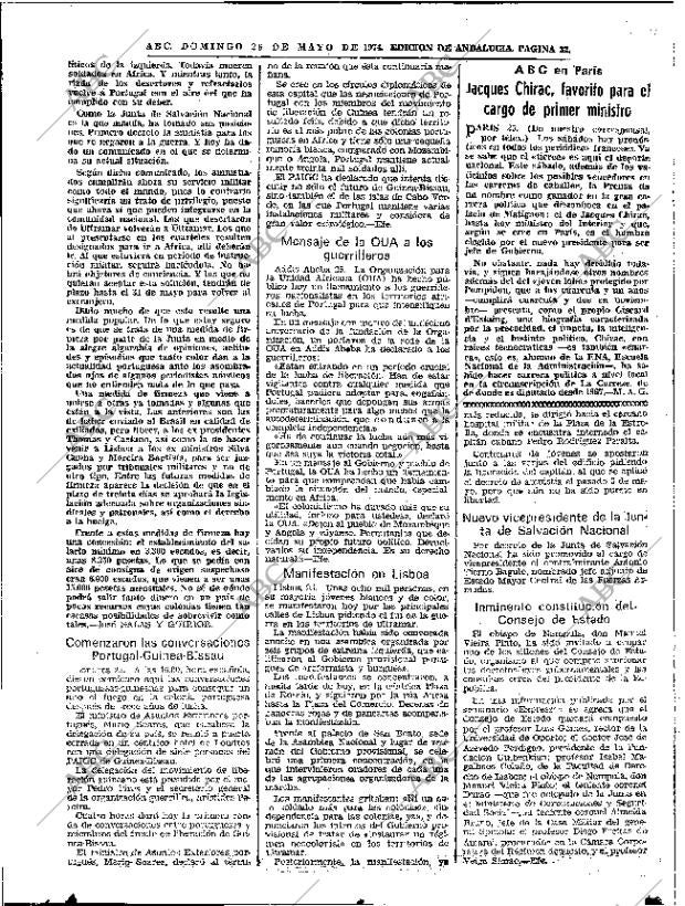 ABC SEVILLA 26-05-1974 página 32