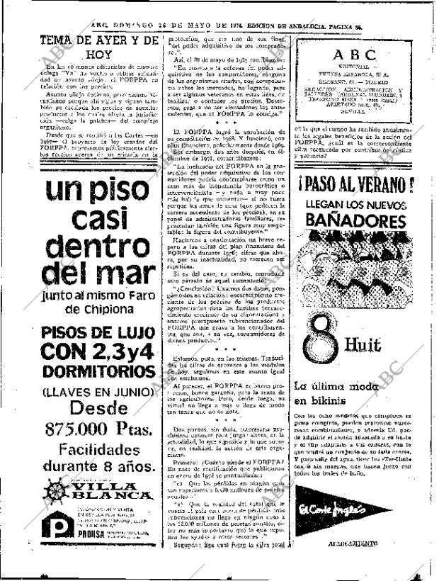 ABC SEVILLA 26-05-1974 página 36