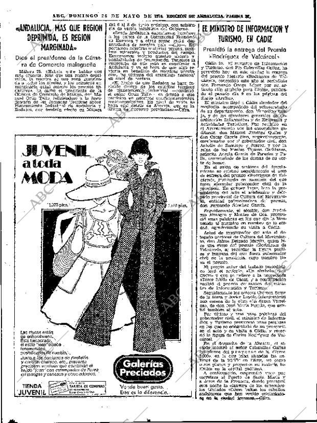 ABC SEVILLA 26-05-1974 página 37