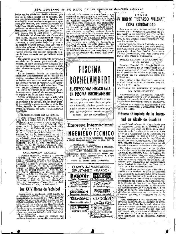 ABC SEVILLA 26-05-1974 página 62