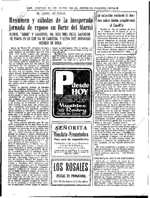 ABC SEVILLA 30-05-1974 página 61