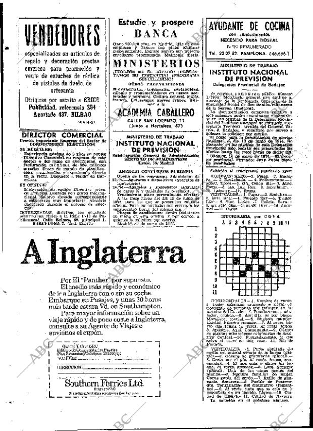 ABC MADRID 31-05-1974 página 110