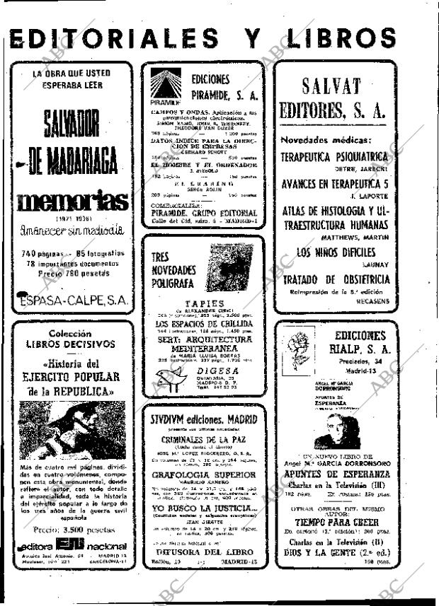 ABC MADRID 31-05-1974 página 124