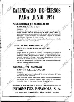 ABC MADRID 31-05-1974 página 141