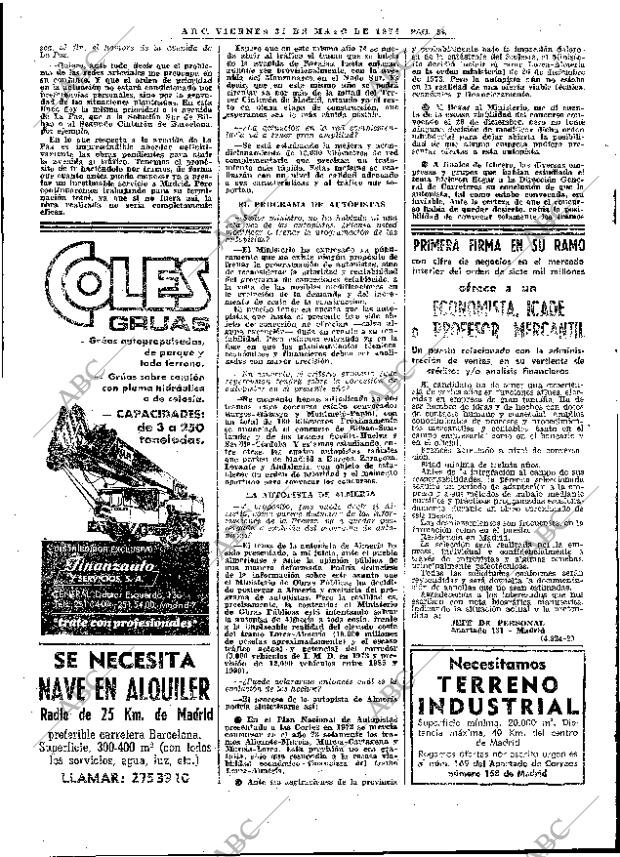 ABC MADRID 31-05-1974 página 30