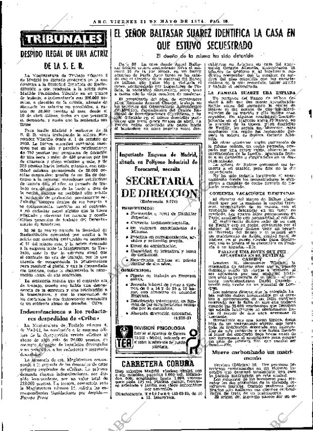 ABC MADRID 31-05-1974 página 46