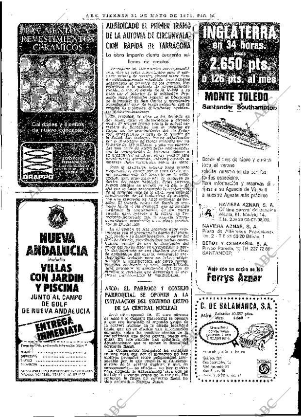 ABC MADRID 31-05-1974 página 52