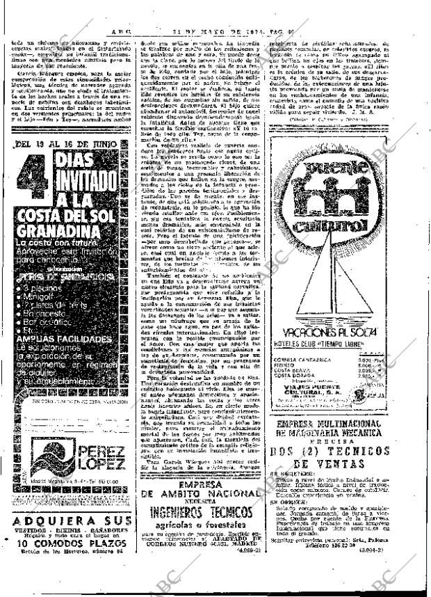 ABC MADRID 31-05-1974 página 62