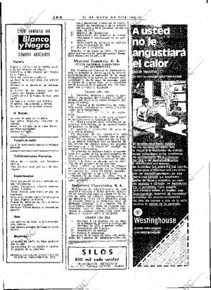 ABC MADRID 31-05-1974 página 70