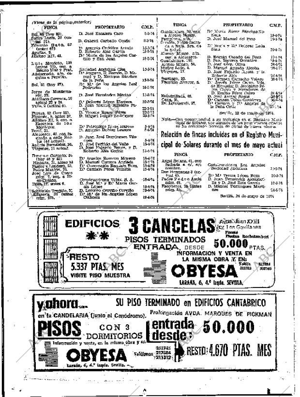 ABC SEVILLA 01-06-1974 página 104