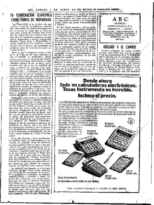 ABC SEVILLA 01-06-1974 página 37