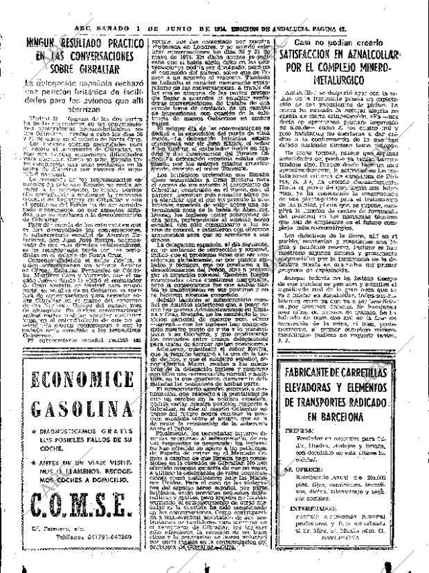 ABC SEVILLA 01-06-1974 página 47