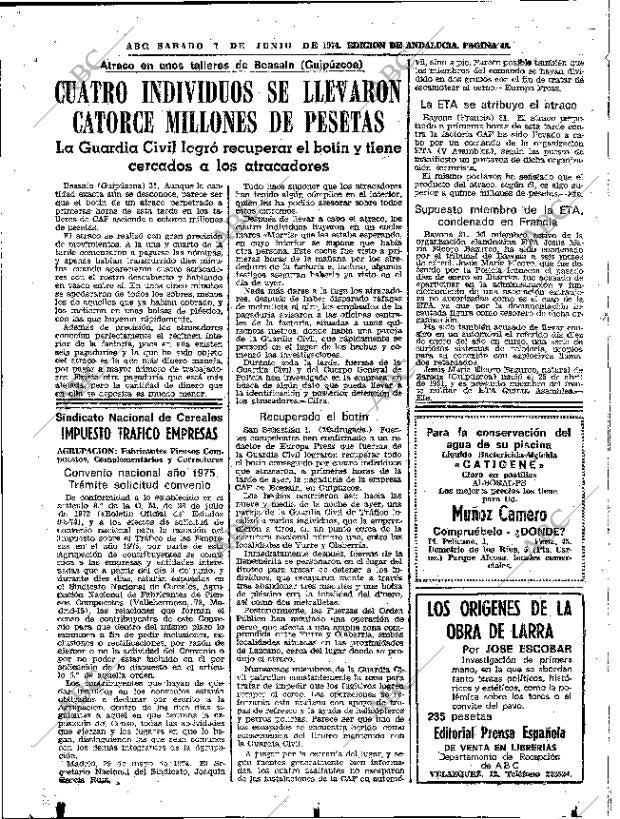 ABC SEVILLA 01-06-1974 página 48