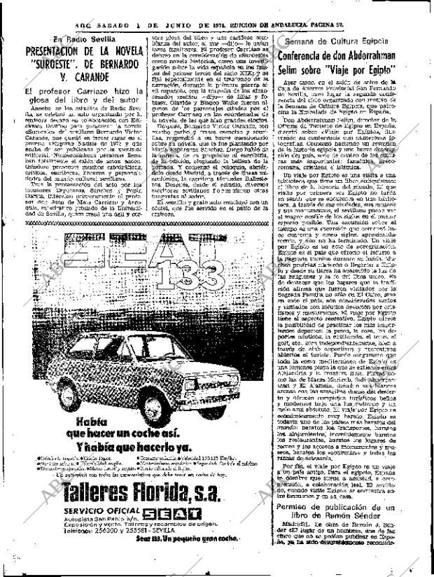 ABC SEVILLA 01-06-1974 página 57
