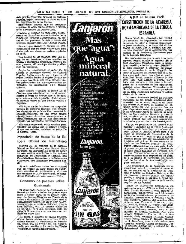 ABC SEVILLA 01-06-1974 página 58