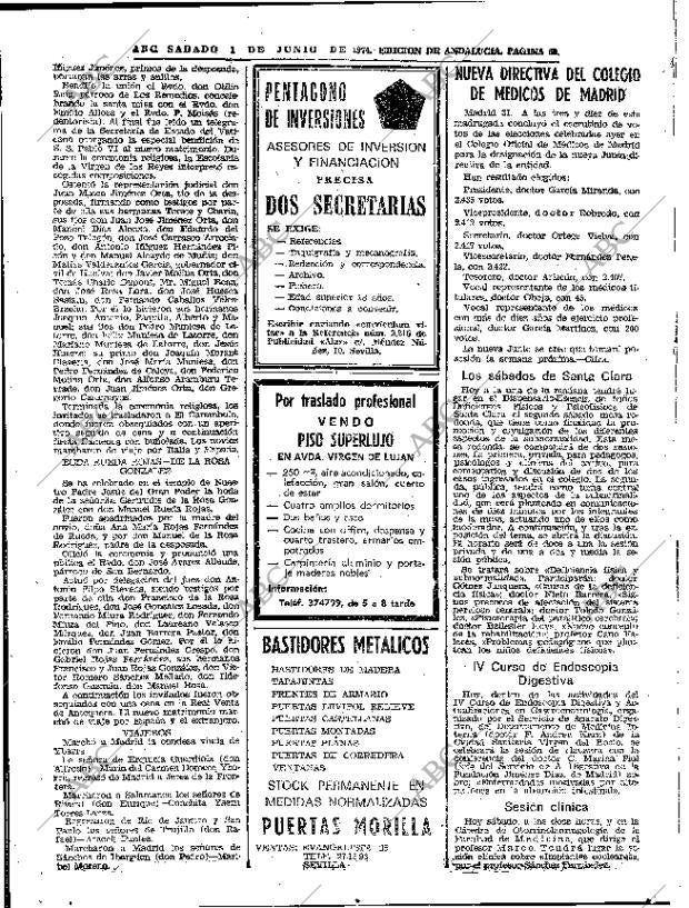 ABC SEVILLA 01-06-1974 página 60