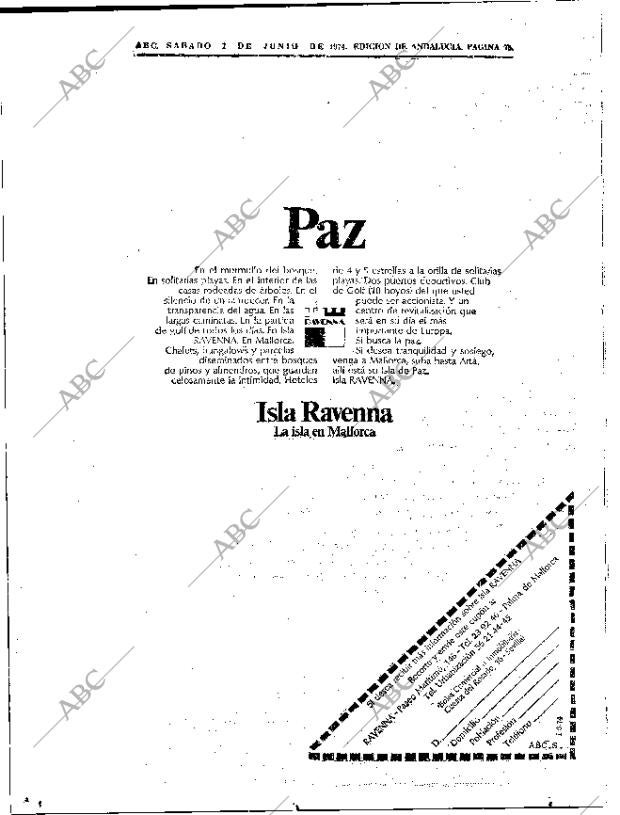 ABC SEVILLA 01-06-1974 página 78