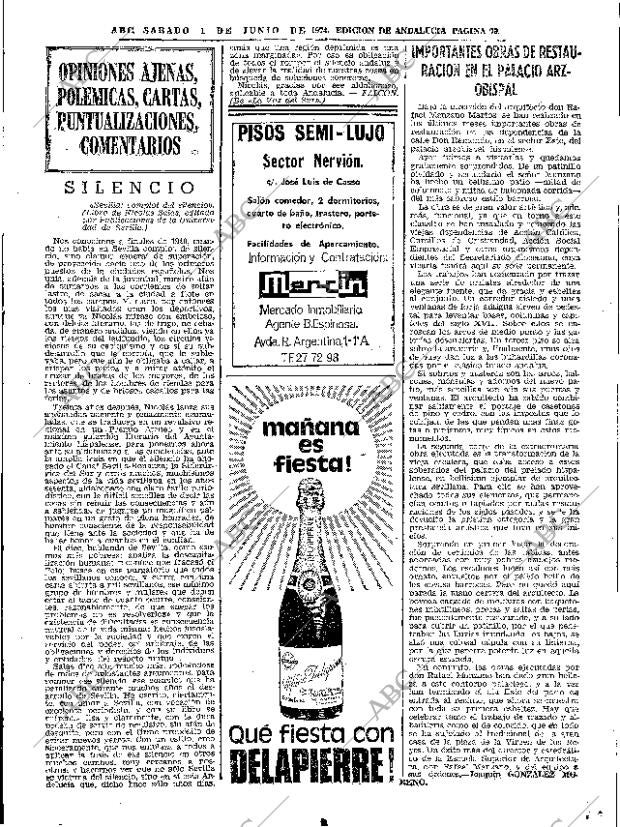 ABC SEVILLA 01-06-1974 página 79