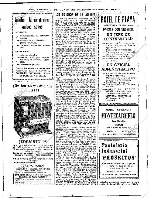 ABC SEVILLA 01-06-1974 página 82