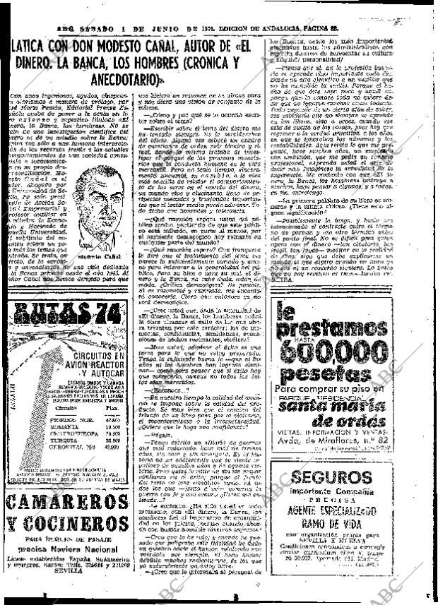 ABC SEVILLA 01-06-1974 página 83