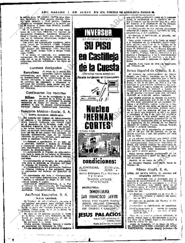 ABC SEVILLA 01-06-1974 página 86