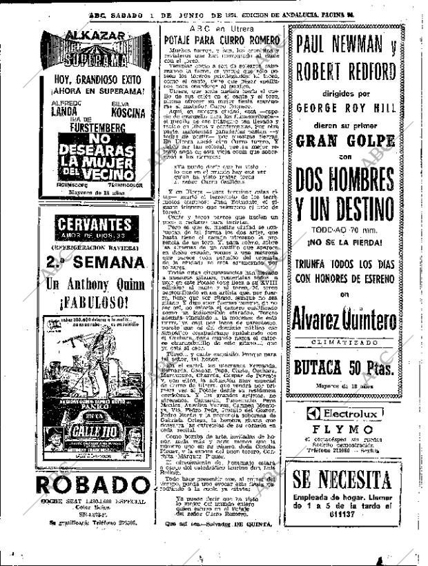 ABC SEVILLA 01-06-1974 página 94