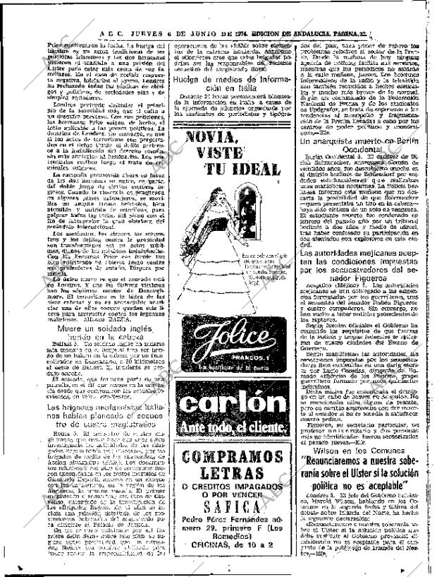 ABC SEVILLA 06-06-1974 página 32