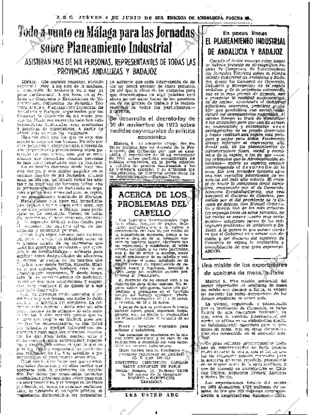 ABC SEVILLA 06-06-1974 página 45