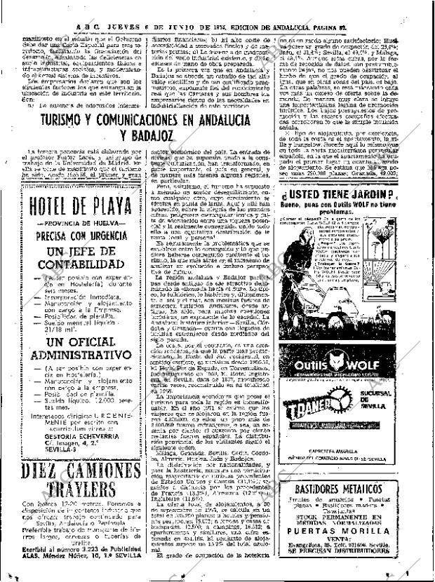 ABC SEVILLA 06-06-1974 página 87