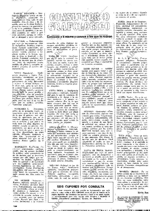 BLANCO Y NEGRO MADRID 08-06-1974 página 104