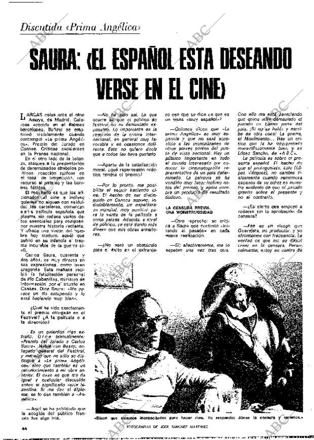 BLANCO Y NEGRO MADRID 08-06-1974 página 44