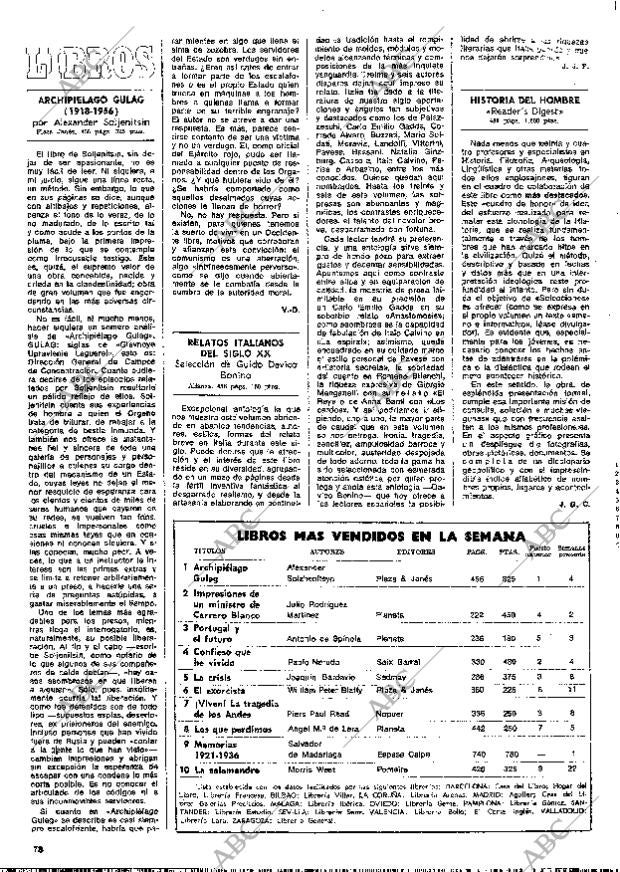 BLANCO Y NEGRO MADRID 08-06-1974 página 78