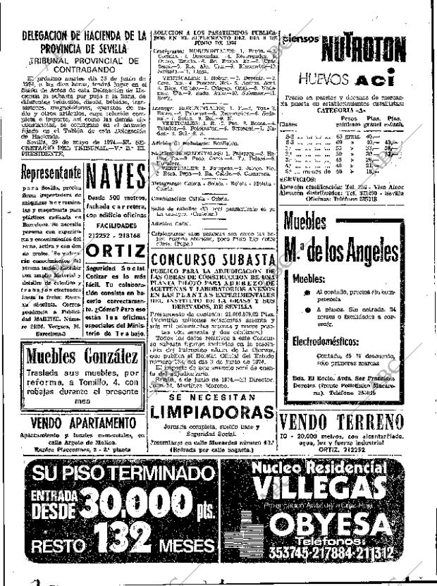 ABC SEVILLA 11-06-1974 página 109