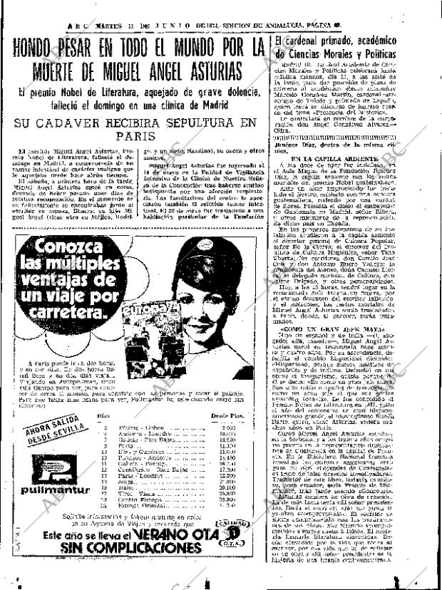 ABC SEVILLA 11-06-1974 página 49