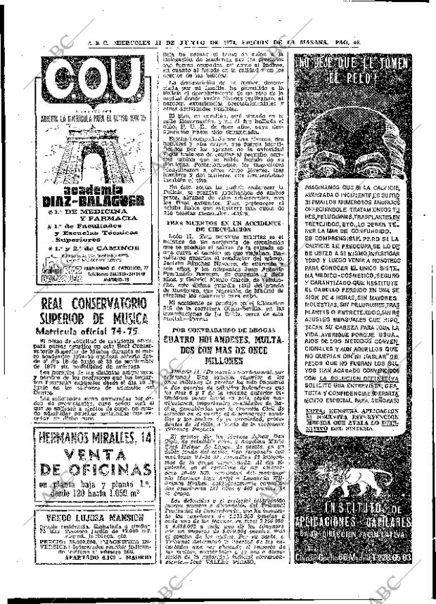 ABC MADRID 12-06-1974 página 46