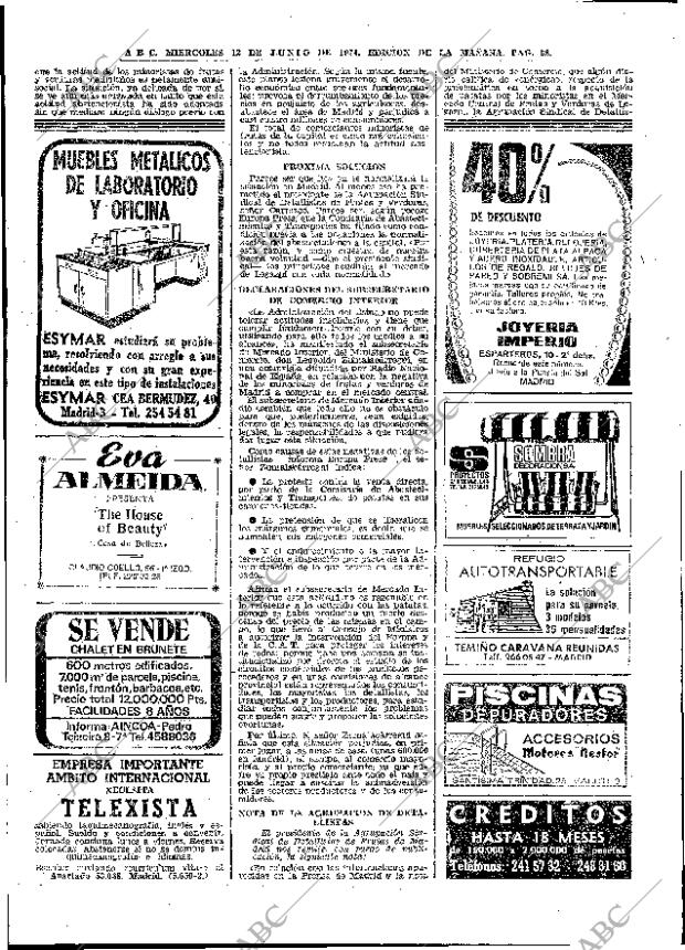 ABC MADRID 12-06-1974 página 58