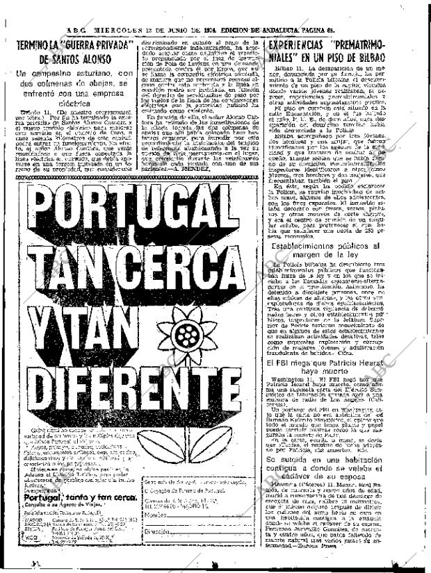ABC SEVILLA 12-06-1974 página 65