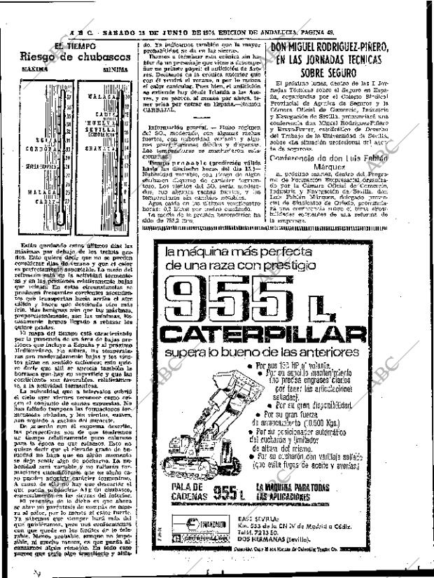 ABC SEVILLA 15-06-1974 página 49
