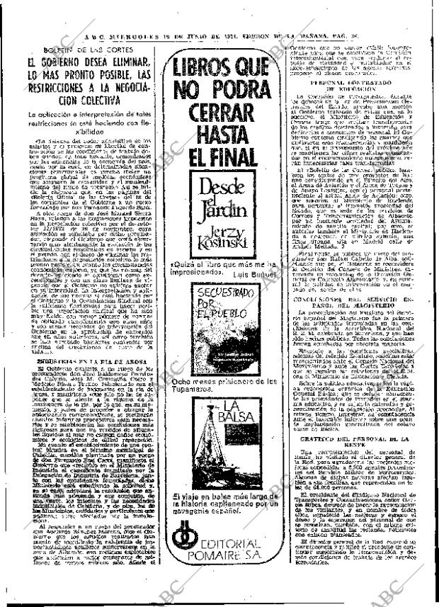 ABC MADRID 19-06-1974 página 30