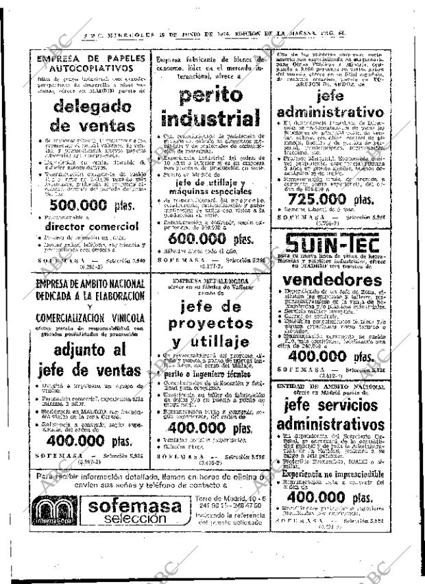 ABC MADRID 19-06-1974 página 50