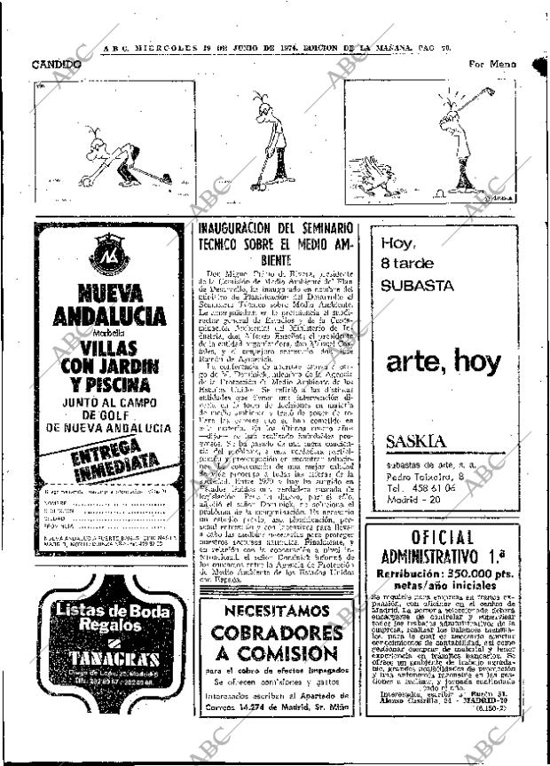 ABC MADRID 19-06-1974 página 64