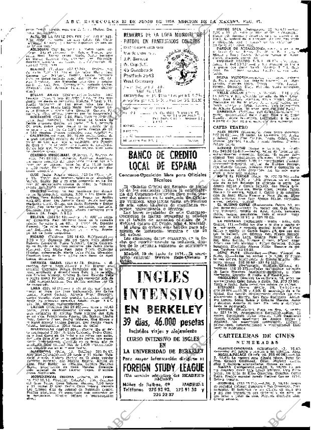 ABC MADRID 19-06-1974 página 91