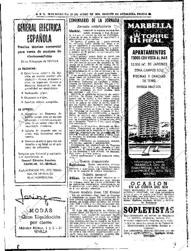 ABC SEVILLA 19-06-1974 página 46