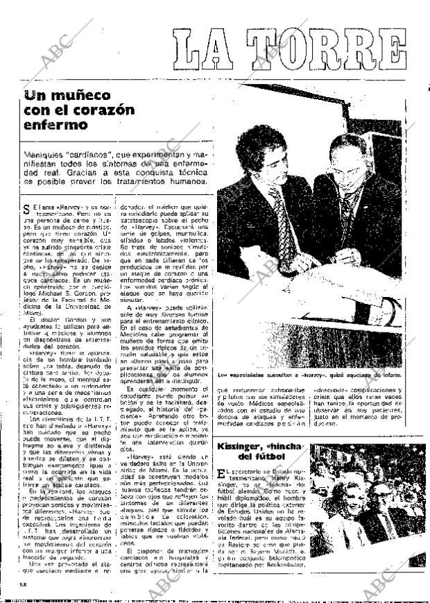 BLANCO Y NEGRO MADRID 22-06-1974 página 58