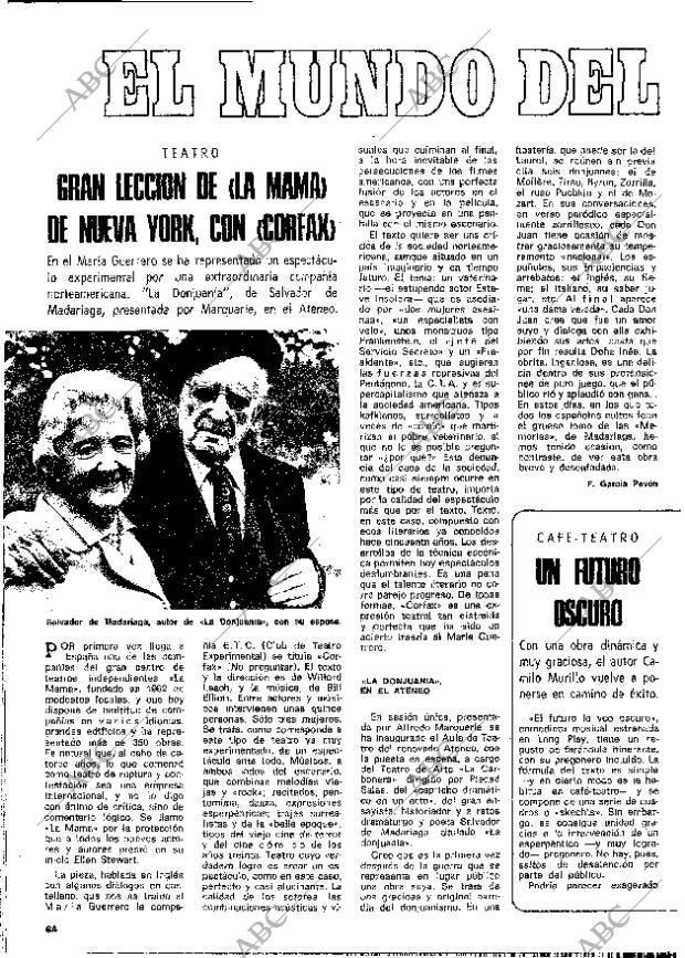 BLANCO Y NEGRO MADRID 22-06-1974 página 64