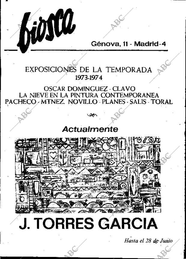 ABC MADRID 26-06-1974 página 134