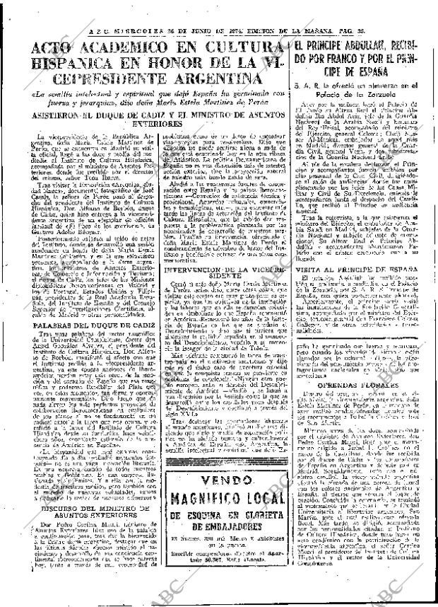 ABC MADRID 26-06-1974 página 33