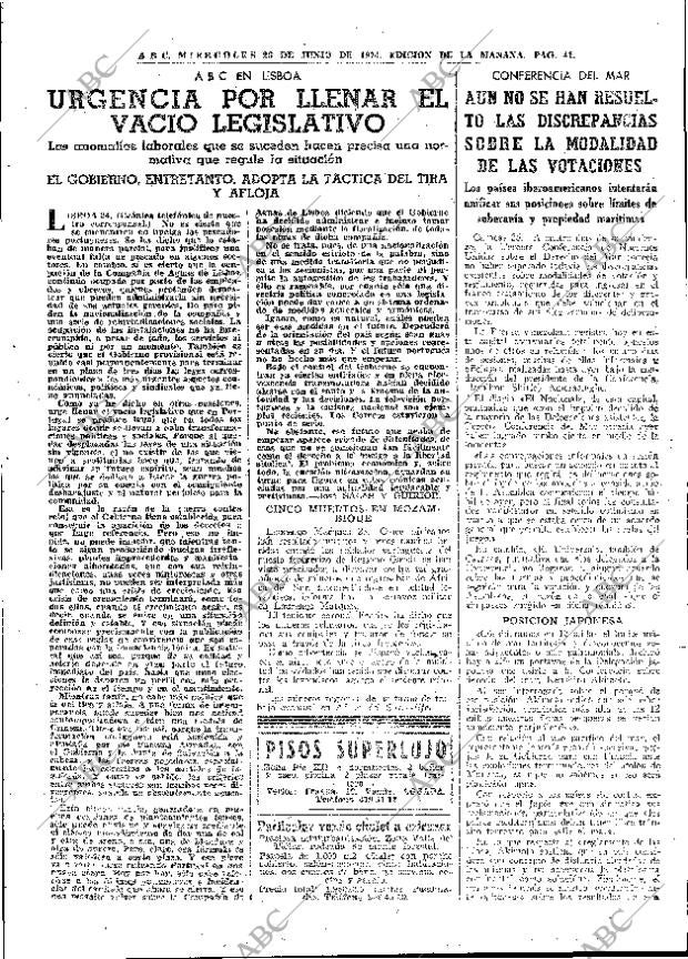 ABC MADRID 26-06-1974 página 39