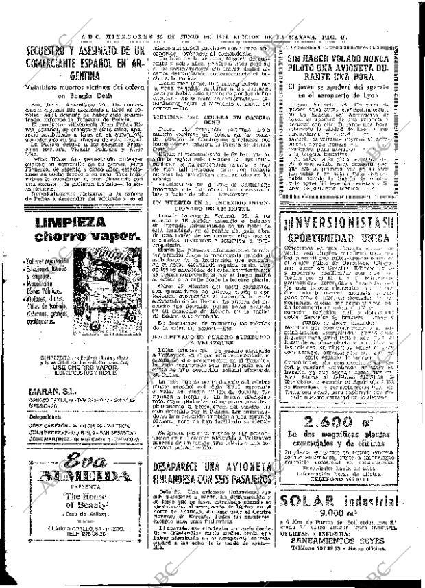 ABC MADRID 26-06-1974 página 47